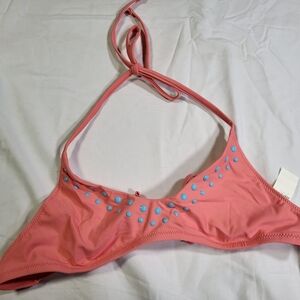 Aerie  Bikini Swimsuit Top Womens Juniors Size Small Polka Dots Nwt